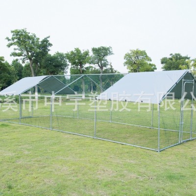 戶外大型鍍鋅管寵物雞籠狗籠兔籠易組裝 牢固 遮陽防雨 寵物籠子