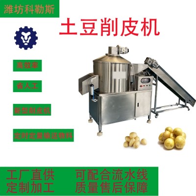 土豆削皮設備 紅薯去皮機紫薯剝皮去皮機 全自動果蔬清洗脫皮機