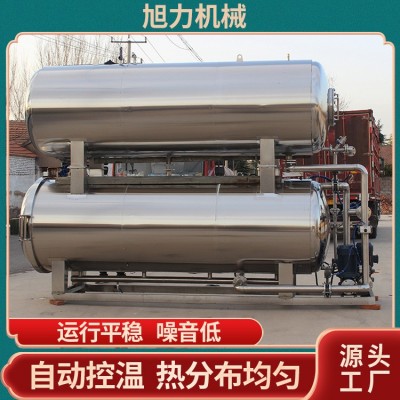 鹵煮食品不銹鋼殺菌設(shè)備 燒雞蒸汽鍋溫殺菌鍋 旭力全自動殺菌鍋