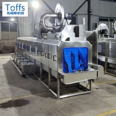 海鮮筐子清洗流水線 多功能轉運筐塑料筐清洗設備 全自動洗箱機