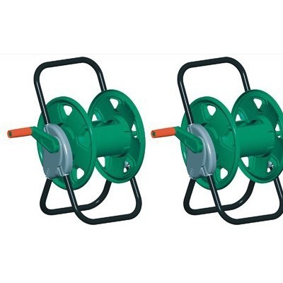 廠家供應(yīng)水車架子 簡(jiǎn)易水管車水管收納架 35米掛壁式水管秒收