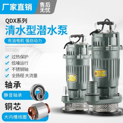 潛水泵220v/380v家用2寸3寸4寸5寸6寸小型抽水機高揚程農用清水泵