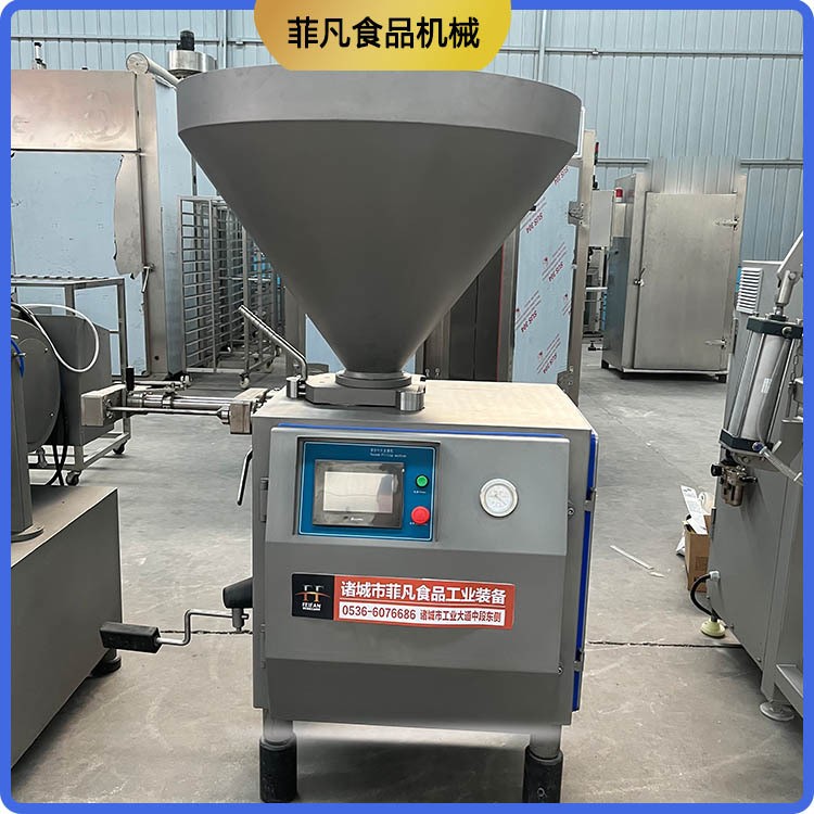 香腸灌腸機 立式不銹鋼自助烤烤腸絞肉定量扭結小型真空灌腸機