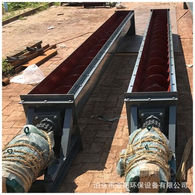 u型無軸不銹鋼螺旋輸送機219管式小型絞龍水平污泥蛟龍螺旋輸送機