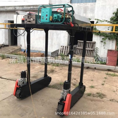 履帶自走式高架打藥車折疊桿履帶底盤打藥車農作物高桿噴霧打藥車