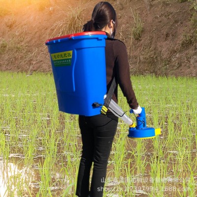 高轉(zhuǎn)速智能施肥拋撒器雙肩背負式大容量單兵融雪拋撒器冬季撒鹽器