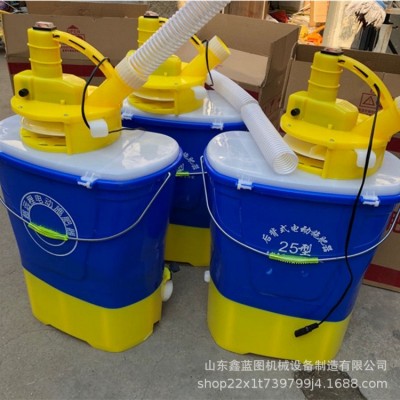 12V鉛酸電池道路化冰撒鹽機 單兵融雪拋撒器 農(nóng)用電動水田撒肥機