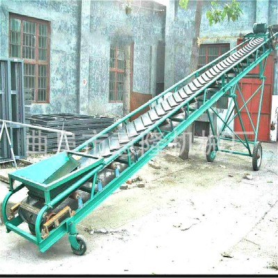 沙場用皮帶輸送機 600寬帶式輸送機 V槽型皮帶輸送機意隆批發直銷