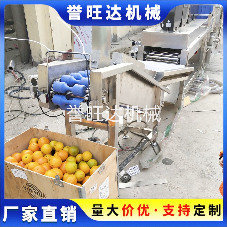 節(jié)水型果蔬汽泡清洗機(jī) 汽泡橙子清洗機(jī) 四川椪柑循環(huán)水毛刷清洗機(jī)