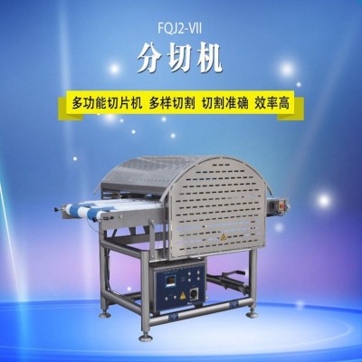 新型全自動(dòng)雞胸肉切片機(jī) 豬肉 牛肉 鴨肉切片機(jī)通過式一次成型