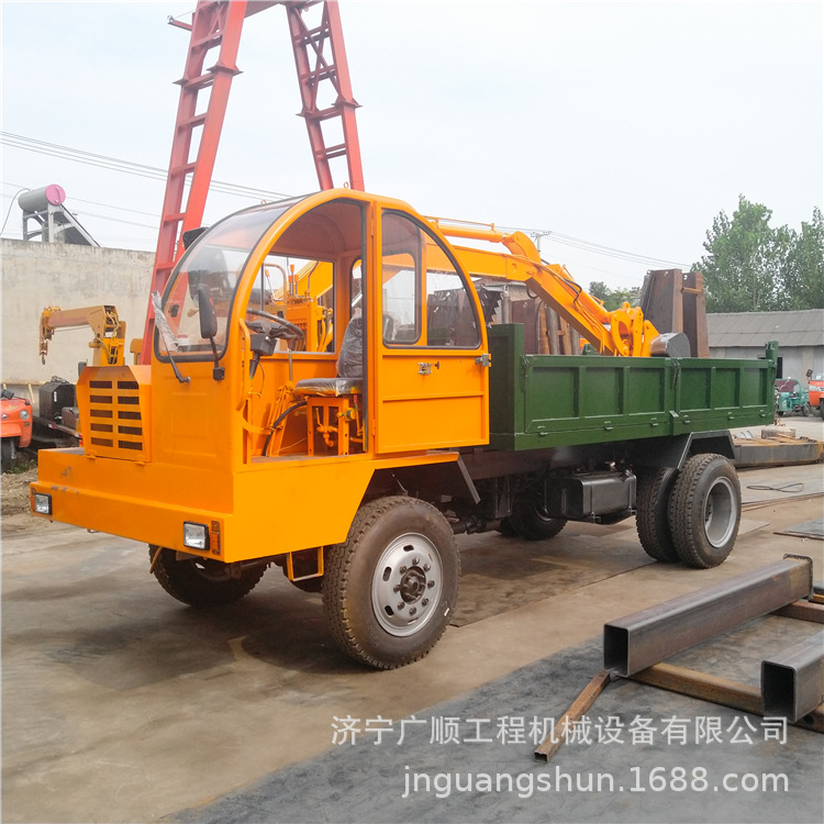 825大輪胎四驅隨車挖