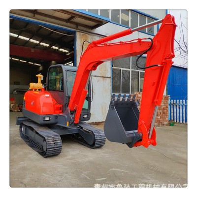 廠家直供斗山60同款小型履帶挖掘機 可裝破碎錘 預留管路