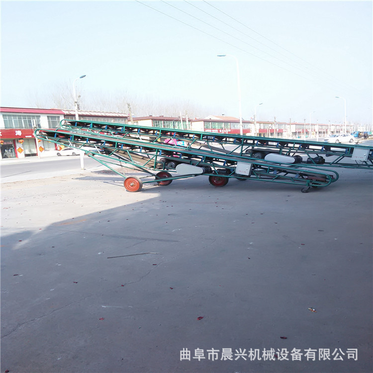 活動簡易折疊帶式輸送機(jī) 廠家直銷 移動輕便升降裝車碼垛輸送機(jī)