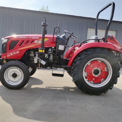 聯誠704型農用耕地拖拉機 70馬力運輸四輪車 廠家四驅旋耕機