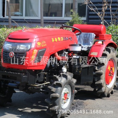 全新魯中504大棚王拖拉機低矮小巧馬力大使用方便四驅四缸補后價