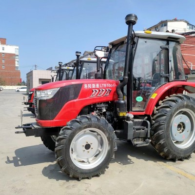 國四新車100馬力四輪農用拖拉機1004旋耕犁地拖拉機