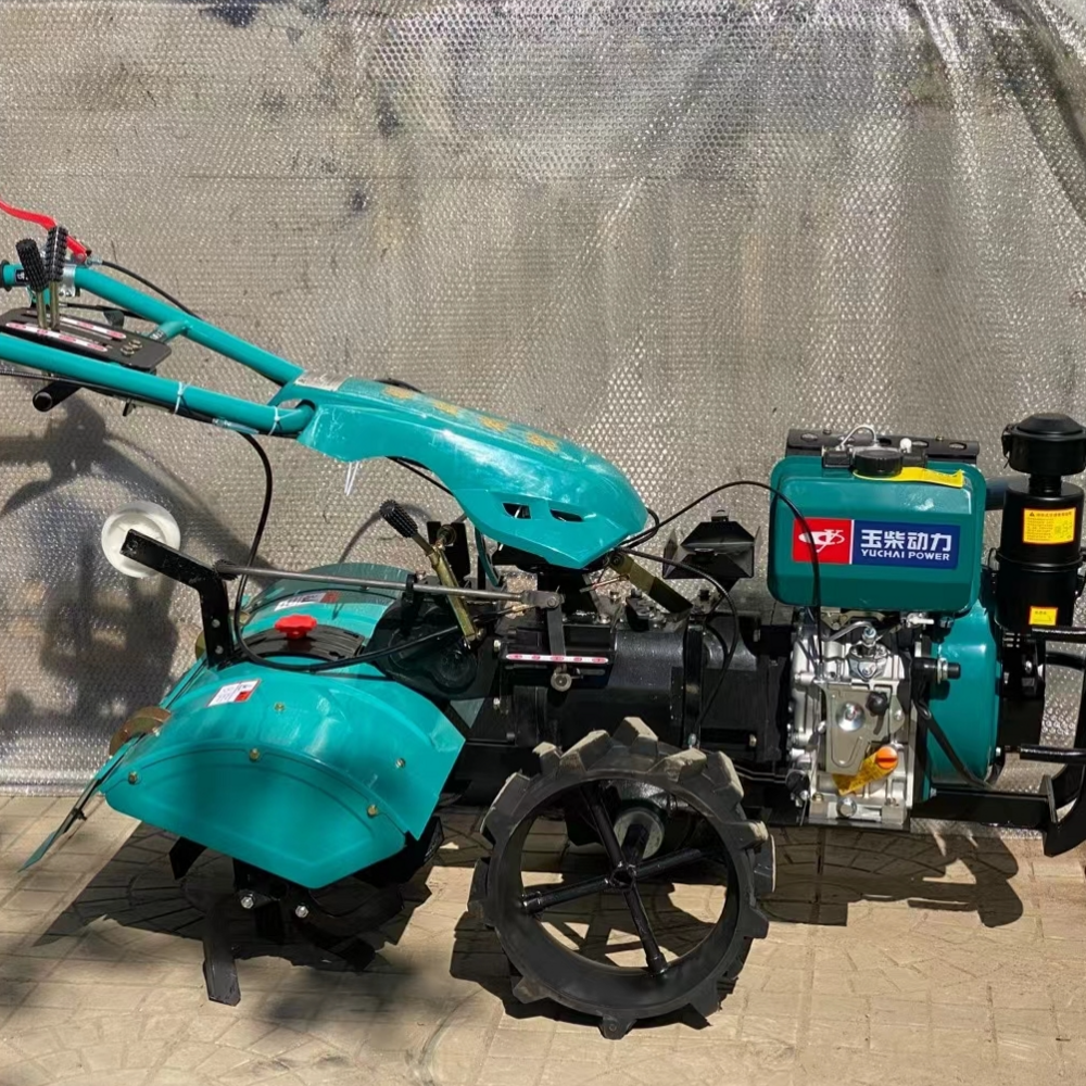 兩驅(qū)四驅(qū)柴油微耕機 直連全齒輪傳動款耕地機 多功能開溝機旋耕機
