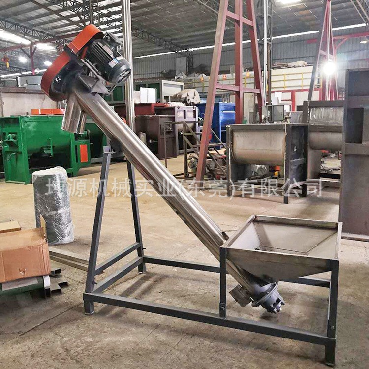 大角度蛟龍鹽巴螺旋上料機(jī) 果醬辣椒醬提升機(jī) 糧食顆粒輸送機(jī)
