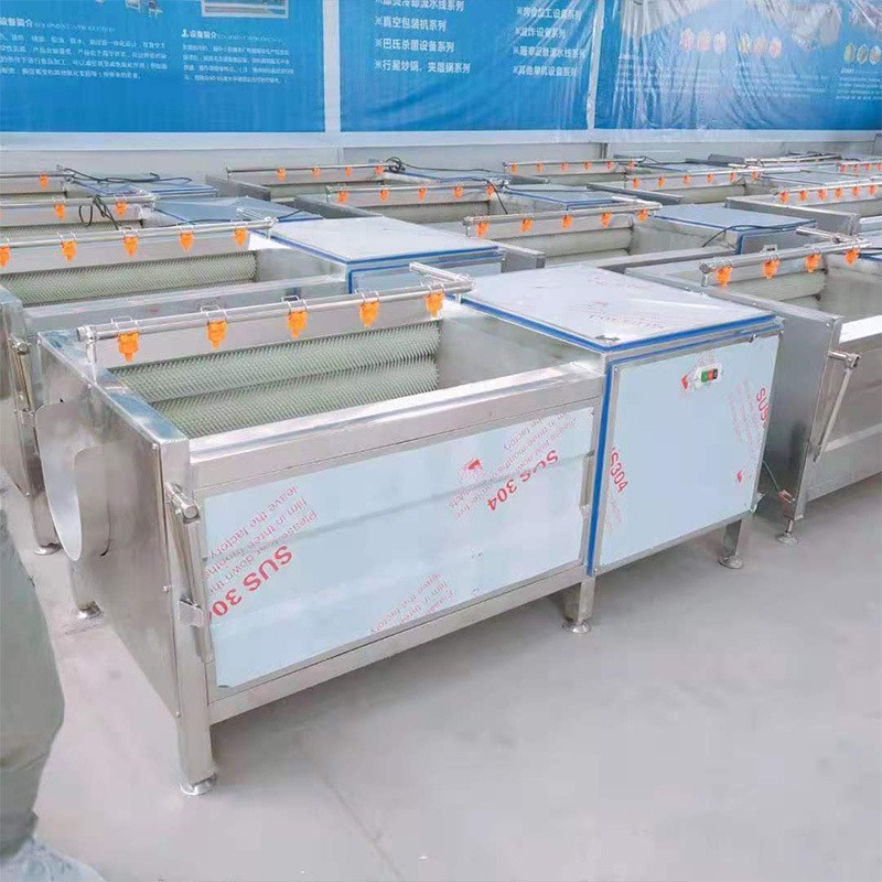 毛輥清洗機 海蠣子清洗去泥機 土豆根莖類果蔬去皮清洗機廠家直銷