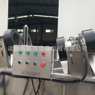 果蔬清洗生產(chǎn)線商用爆款熱賣蔬菜蘋果氣泡沖浪昊昌旋流節(jié)水清洗機(jī)