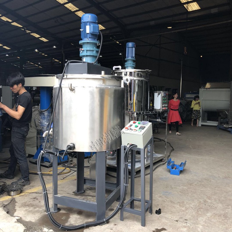 廣東廠家生產飲料液體調配攪拌罐 菌種發酵釜 電加熱真空攪拌罐