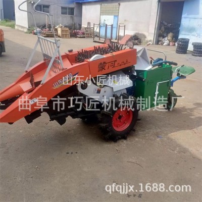 單行玉米收獲機 棒子扒皮秸稈還田機 乘坐式玉米收獲粉碎機