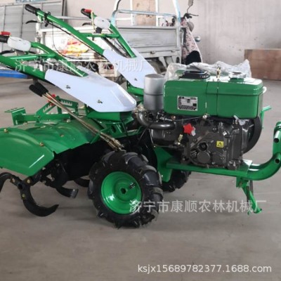 180柴油微型耕地機 四驅除草松土耕地犁地機 常發(fā)柴油旋耕機