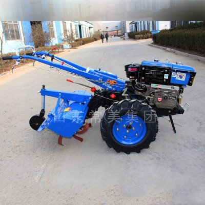 常美101風冷12匹195NL冷凝水冷手扶拖拉機旋耕機耕地機