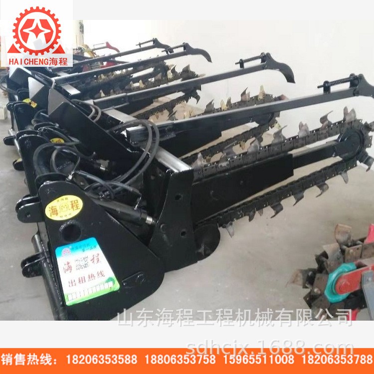 電纜開溝機 開溝機多少錢一臺 農田開溝機 圓盤鏈式開溝機