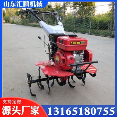手推式小型松土機 170兩驅多功能微耕機 汽油旋耕機雙鏈條
