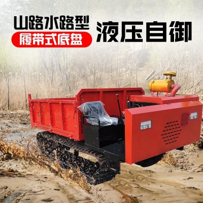 小型履帶運輸車 全地形液壓自卸車工程農(nóng)用履帶運輸車爬山虎