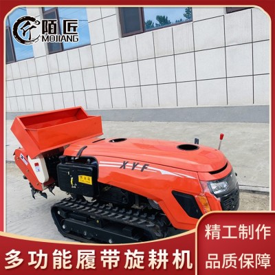 35馬力履帶式拖拉機 農用田園管理機 果園開溝施肥回填一體式農具
