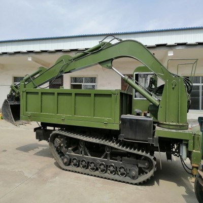 爬山四不像隨車挖 農(nóng)用抓木挖掘運(yùn)輸車 挖運(yùn)一體自卸柴油車