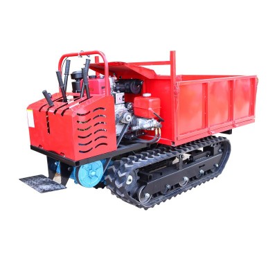 履帶運輸車廠家全地形爬山虎1.52345T噸手扶座駕履帶運輸車