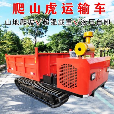 爬山虎履帶運(yùn)輸車(chē)全地形小型履帶式爬坡王果園山地搬運(yùn)自卸農(nóng)用車(chē)