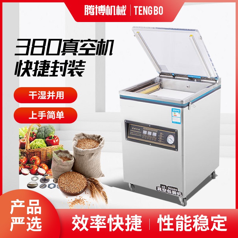 380型真空包裝機食品干濕并用簡單操作真空機