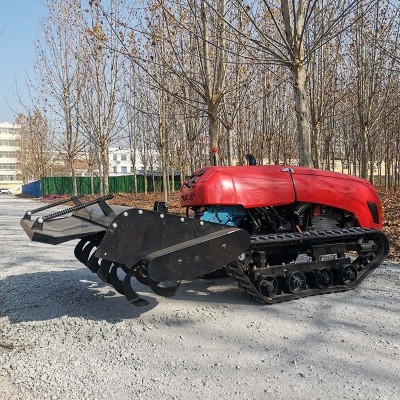 果園自走式履帶微耕機(jī)32馬力柴油松土機(jī)一機(jī)多用農(nóng)用智能耕地機(jī)