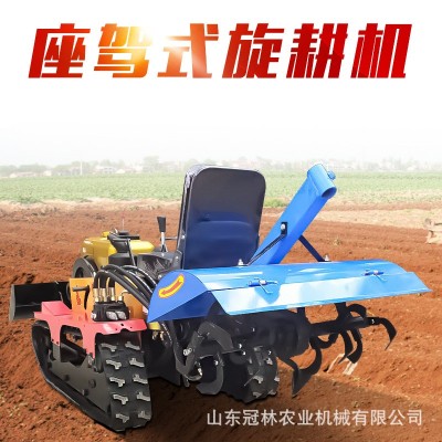 35馬力履帶旋耕機(jī)座駕式農(nóng)用果園大棚深翻機(jī)田園管理履帶旋耕機(jī)