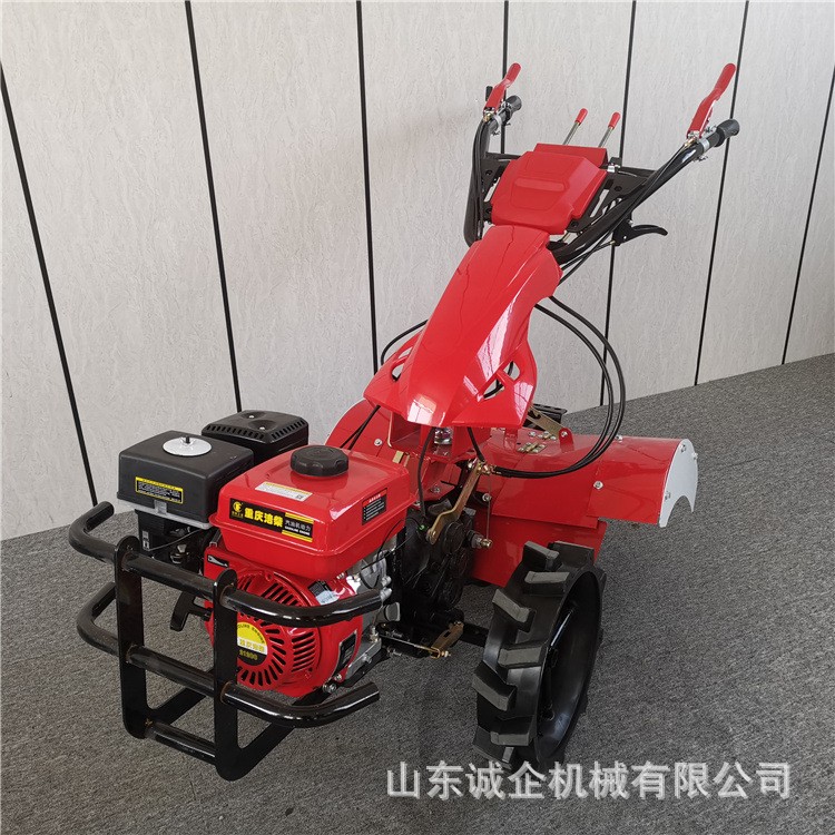 手扶式微耕機四驅小型田園管理機工廠 誠企批發農用開溝培土機