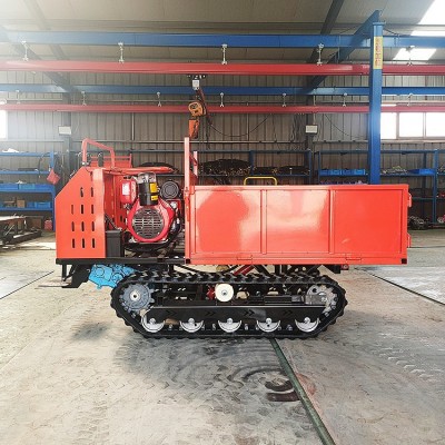 45°陡坡履帶式爬山虎農(nóng)用車 一米寬手扶腳踏式運輸車 小型柴油機