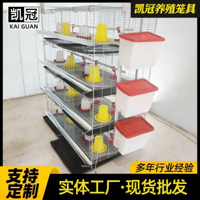 蛋雞育雛籠階梯式小雞籠子雛雞籠養(yǎng)雞場設(shè)備熱鍍鋅立式四層育雛籠