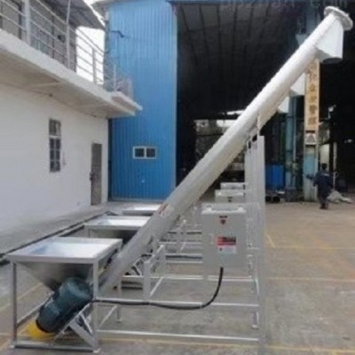 物料輸送提升用 食鹽糧食小麥玉米絞龍不銹鋼提升機批發