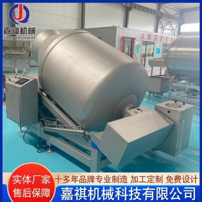 雞胸肉真空滾揉機 可傾斜式真空入味腌肉機 雞柳調理品腌制滾揉機