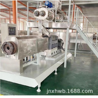 玉米大豆加工設(shè)備 豆粕飼料擠壓膨化機(jī) 雙螺桿米糠生產(chǎn)線