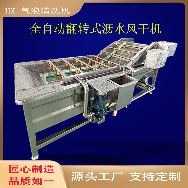 商用麥菜土豆清洗設備 餐廳廚房洗菜機 海鮮中藥材氣泡清洗機