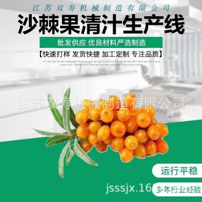 廠家直銷大量?jī)?yōu)質(zhì)的沙棘果原汁清汁濃縮汁濁汁果醬飲料生產(chǎn)線