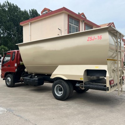 輕卡式飼料撒料車(zxj-16輕型撒料車)