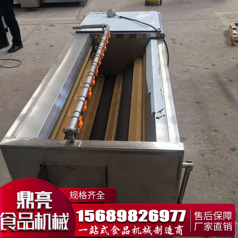 不銹鋼滾筒清洗機 果蔬翻轉清洗機 包裝袋清洗風干流水線