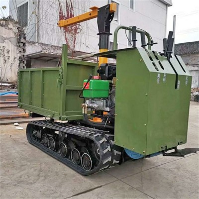 中拓履帶運輸車山地木材履帶運輸車農用工程自卸爬山車