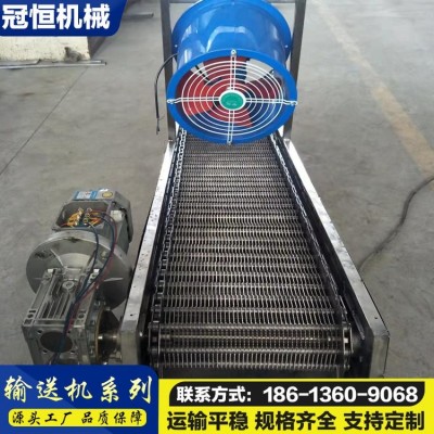 冠恒不銹鋼超大齒輪傳動輸送機 工業車間傳送機制造